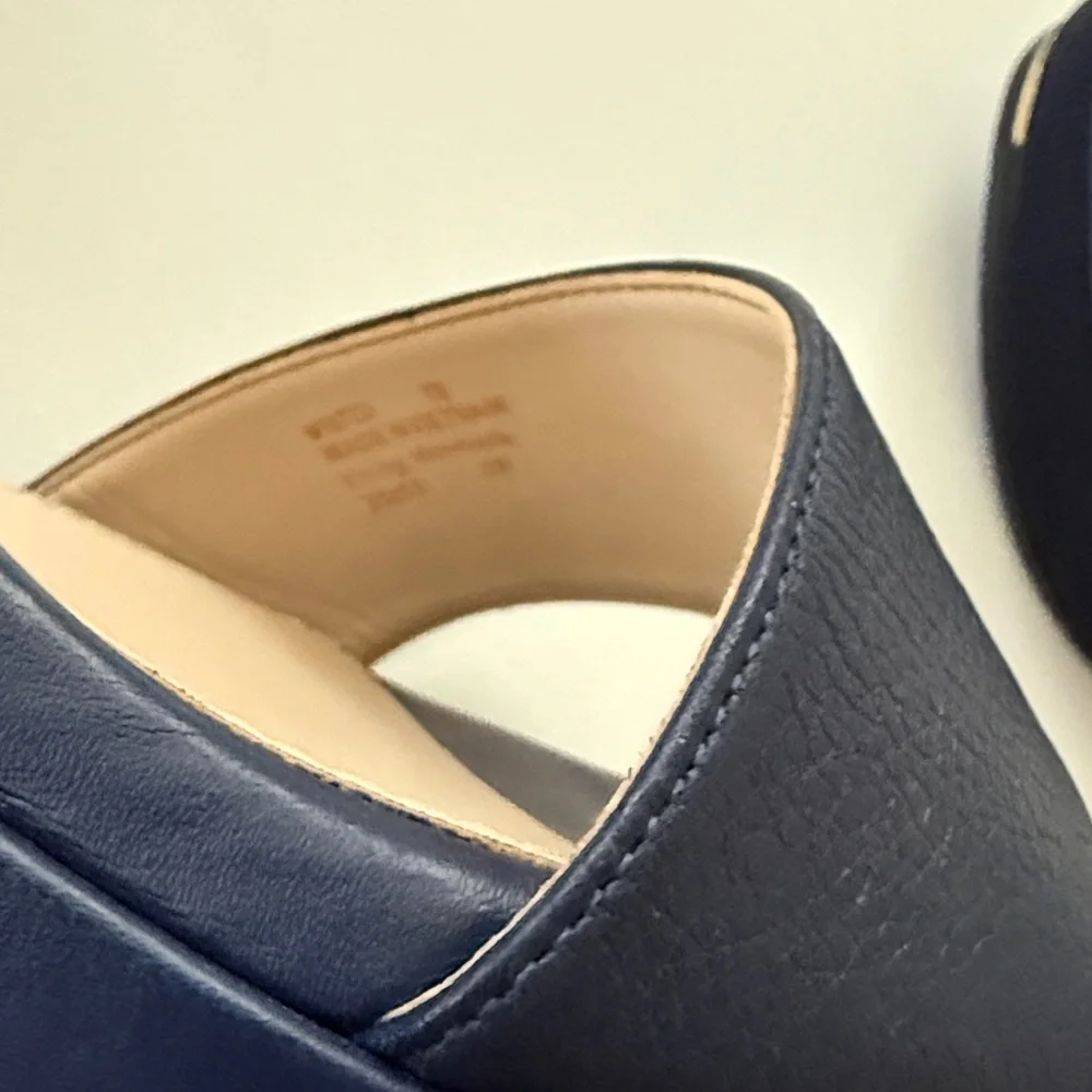 Elegant Navy Blue Cole Haan Women's Sandals - Picture 6 of 9